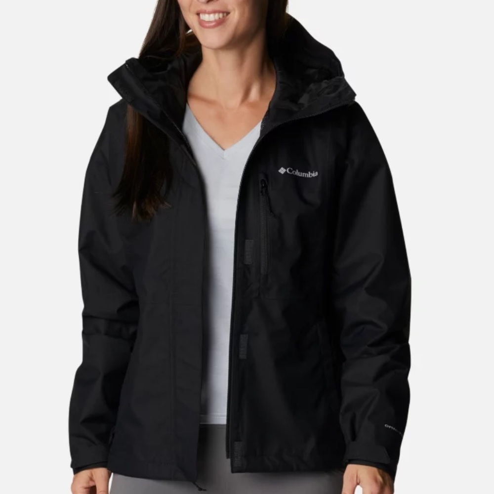 Columbia Women's Hikebound waterproof-breathable Black Jacket Sz XS